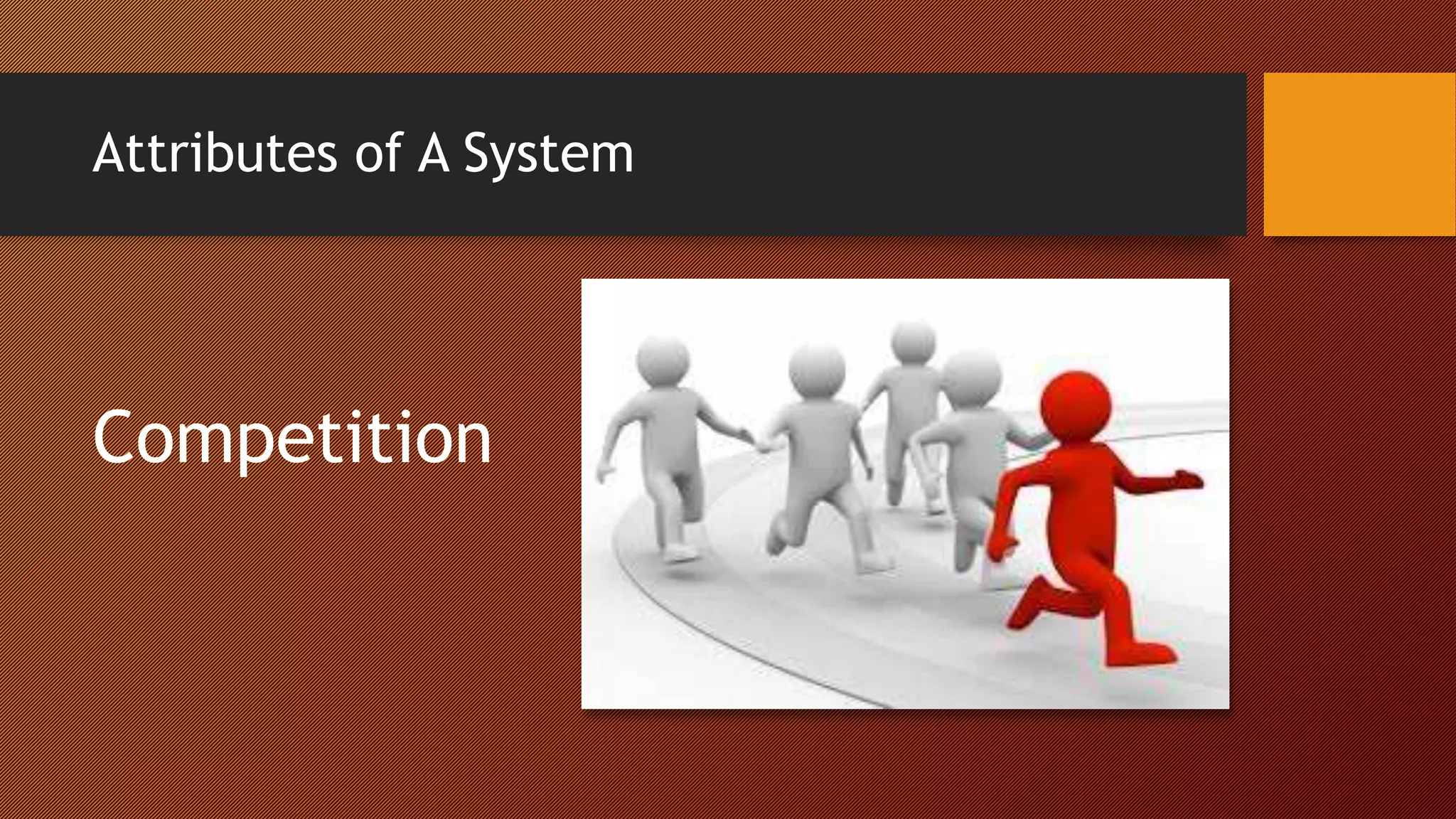 Attributes of A System
Competition
 