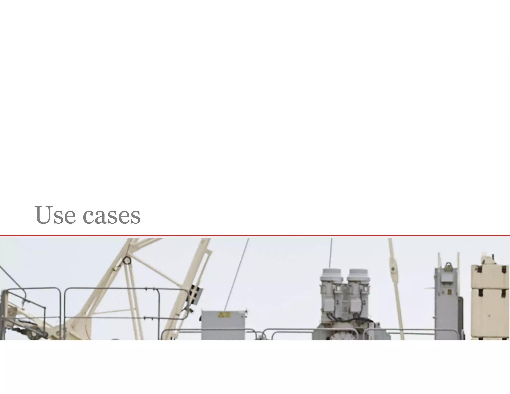 PwC
Use cases
 