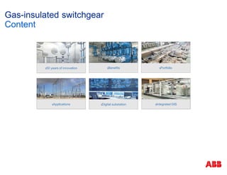 Gas Insulated Switchgear (GIS) - General Presentation | PDF