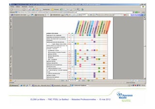 ELSM Le Mans - FMC PSSL Le Bailleul - Maladies Professionnelles - 15 mai 2012
 