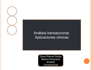 Análisis transaccional. Aplicaciones clínicas Oscar Ramos Godoy Médico Psiquiatra Analista Transaccional 