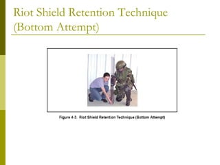 Riot Shield Retention Technique
(Bottom Attempt)
 