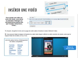 INSÉRER UNE VIDÉO

 