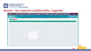 Rouen : les espaces collaboratifs, l’agenda
 