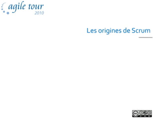 Les origines de Scrum
 