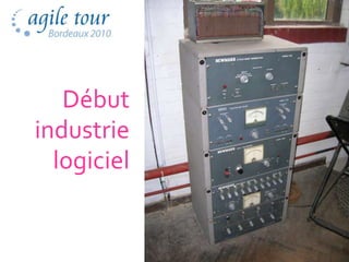 Début
industrie
  logiciel


             9
 