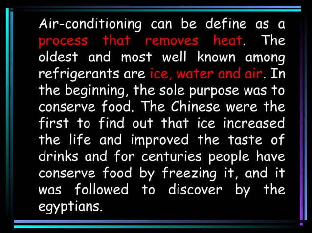 AUTOMOTIVE AIR-CONDITIONING SYSTEM | PPT | Physics | Science