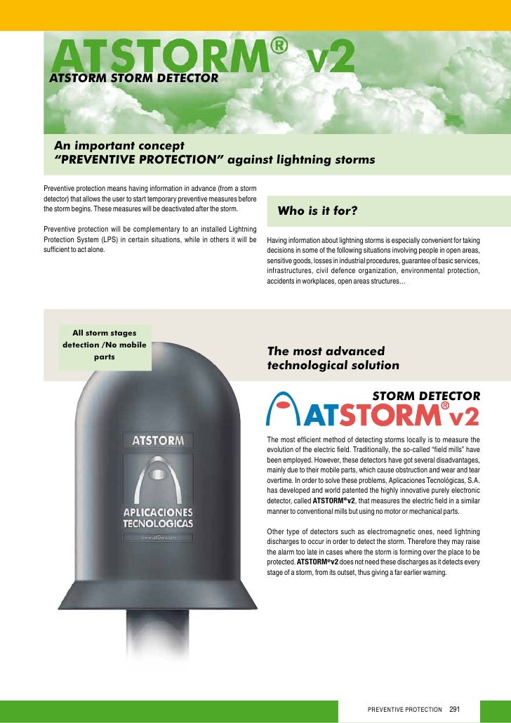 Lightning Protection preventive protectionstorm detectors