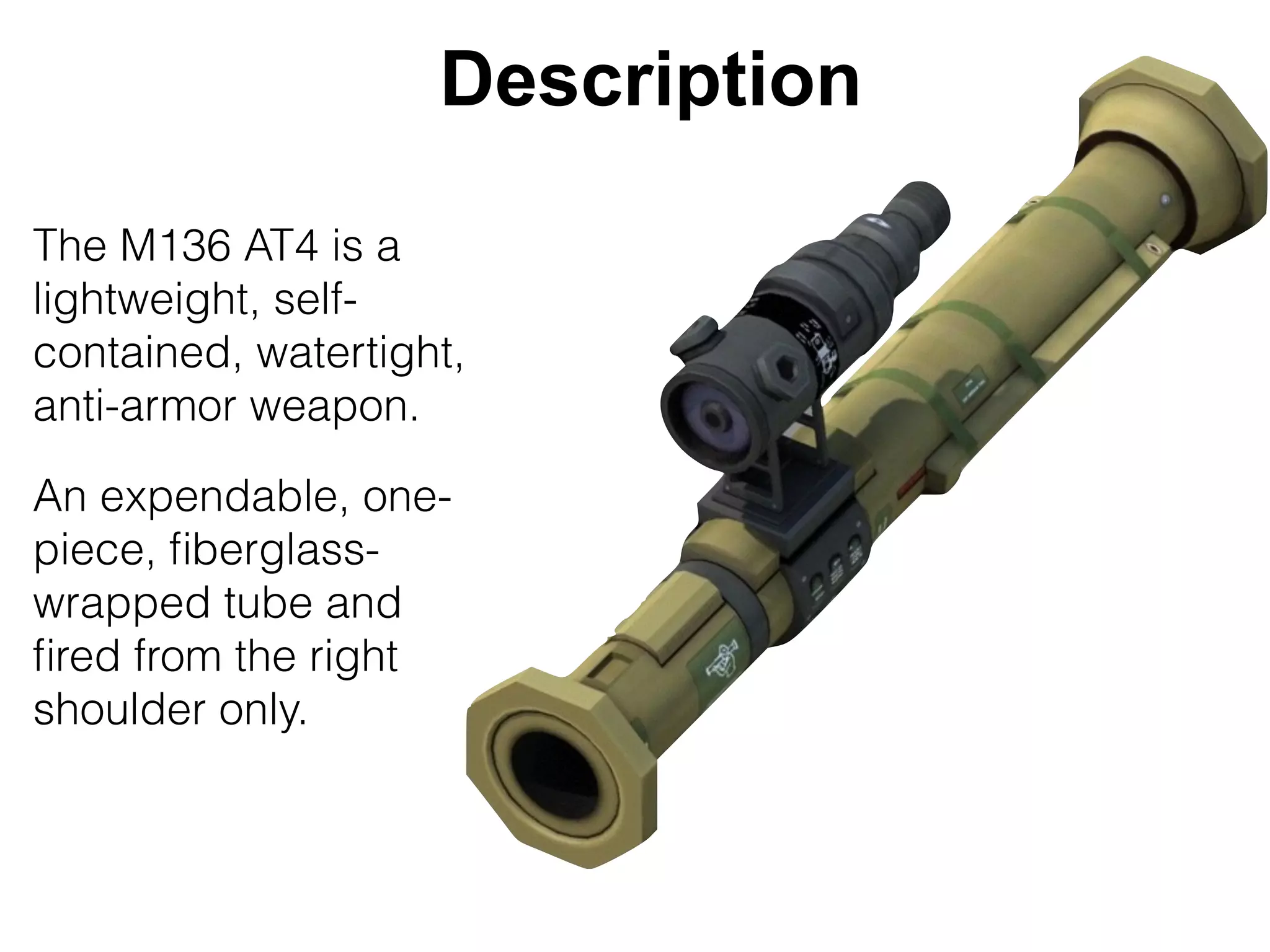 Single Use At4 SSG Black AT-4 Class | PDF