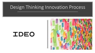Design Thinking Innovation Process
 