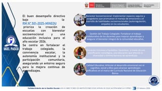 Fortalecimiento de la Gestión Escolar 2026: Estrategias para la Calidad ...