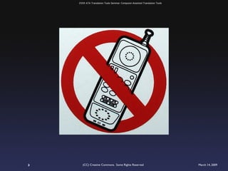 ATA 2009 Translation Tools Seminar