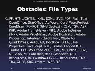 ATA 2009 Translation Tools Seminar