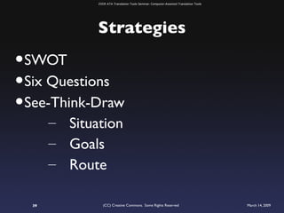 ATA 2009 Translation Tools Seminar