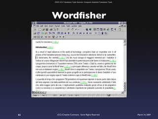 ATA 2009 Translation Tools Seminar