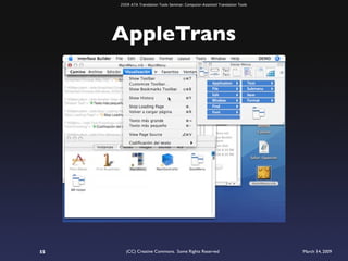 ATA 2009 Translation Tools Seminar