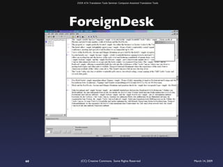 ATA 2009 Translation Tools Seminar