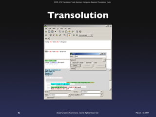 ATA 2009 Translation Tools Seminar