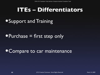 ATA 2009 Translation Tools Seminar