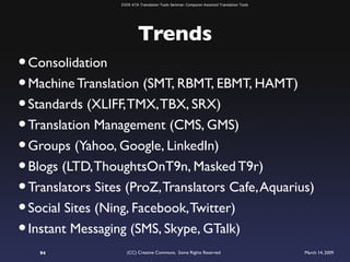 ATA 2009 Translation Tools Seminar