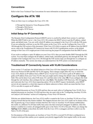 Ata basicconfig | PDF