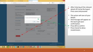 ATA CARNET USER MANUAL | PPT