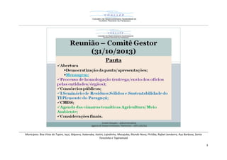 Municípios: Boa Vista do Tupim, Iaçú, Ibiquera, Itaberaba, Itatim, Lajedinho, Macajuba, Mundo Novo, Piritiba, Rafael Jambeiro, Ruy Barbosa, Santa
Terezinha e Tapiramutá
3

 