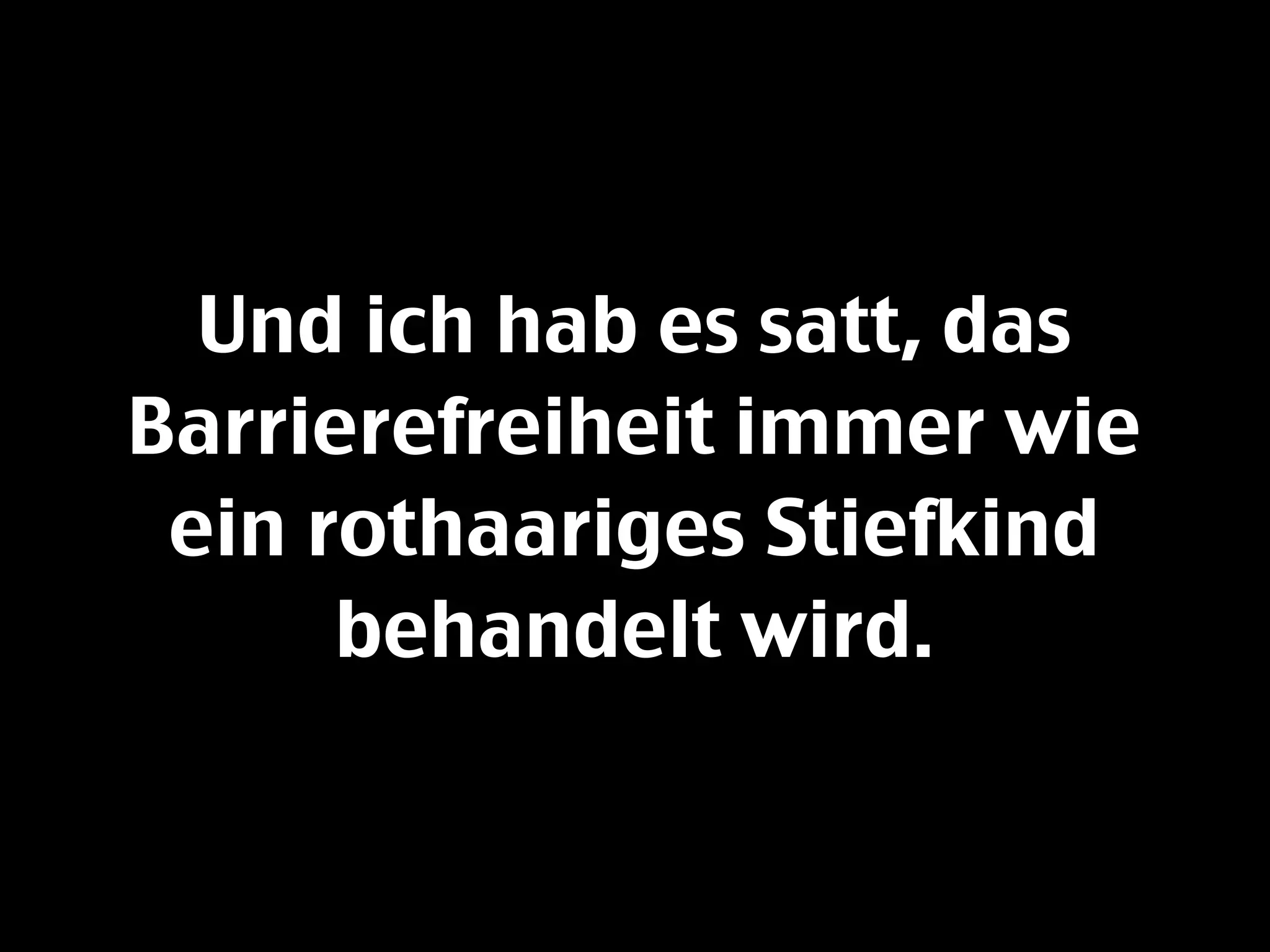 Befreite Barrierefreiheit - A-Tag Wien 2008