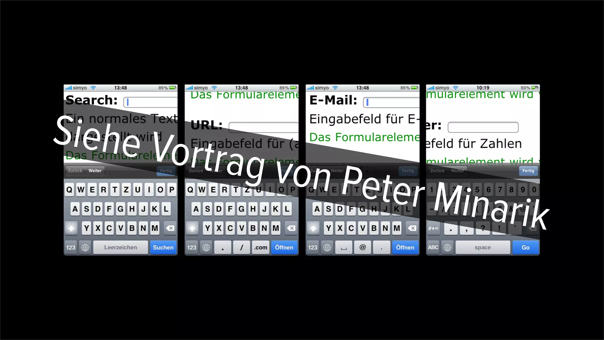 Siehe Vortrag von Peter Minarik
 