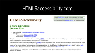 HTML5accessibility.com
 