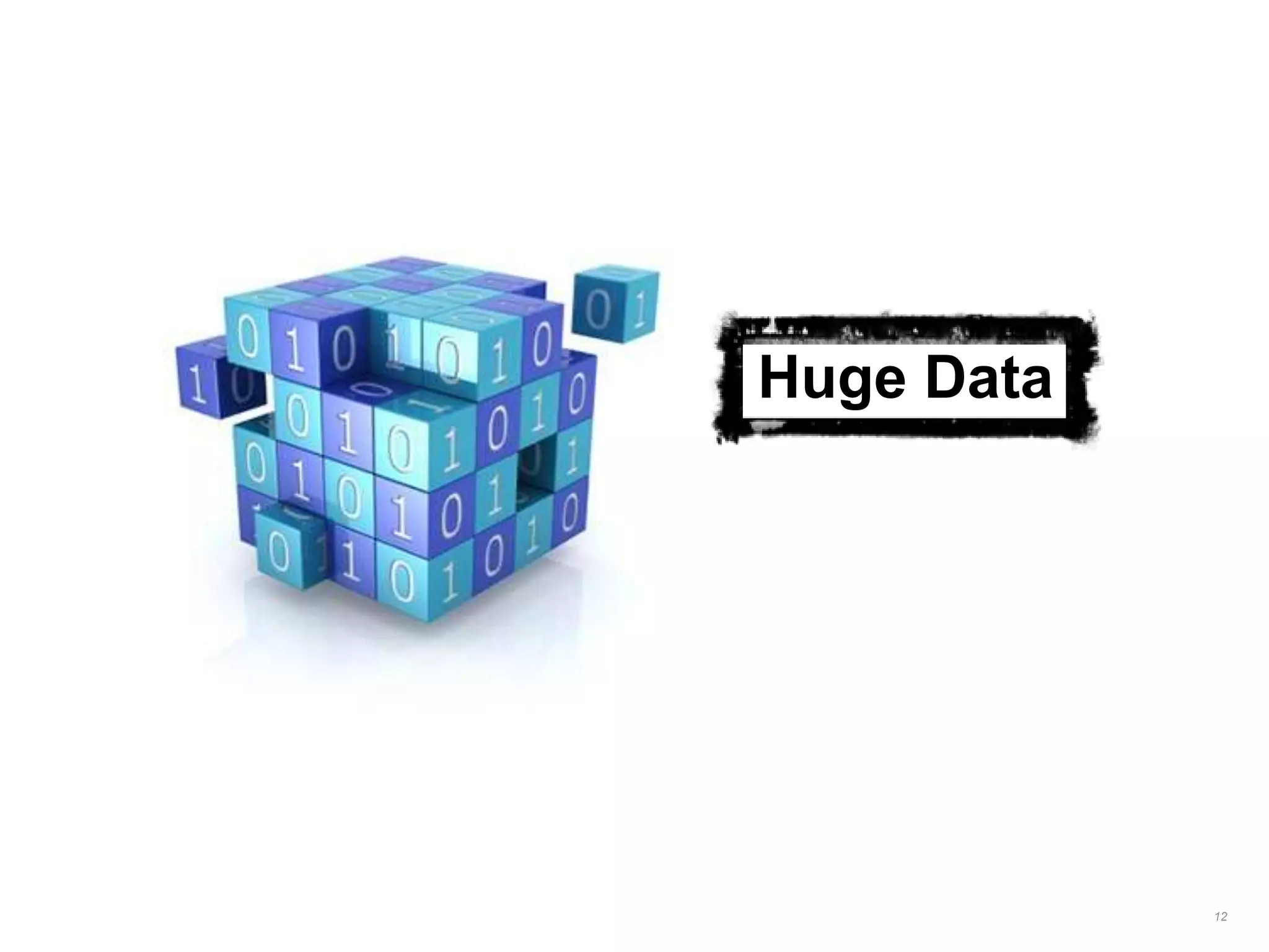 12
Huge Data
 