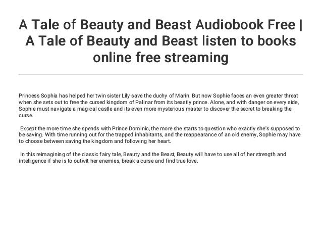 A Tale Of Beauty And Beast Audiobook Free A Tale Of Beauty And Beas