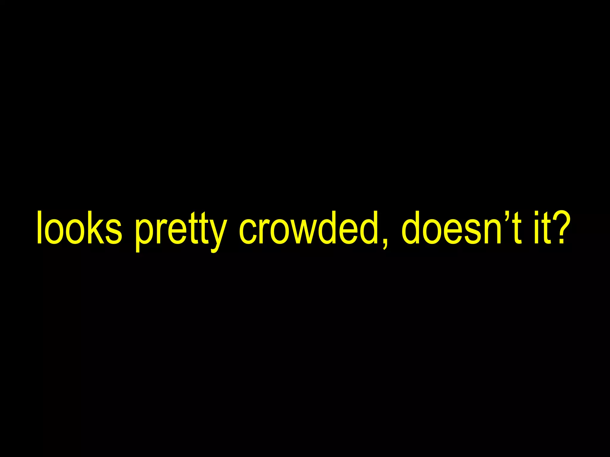 looks pretty crowded, doesn’t it? 
