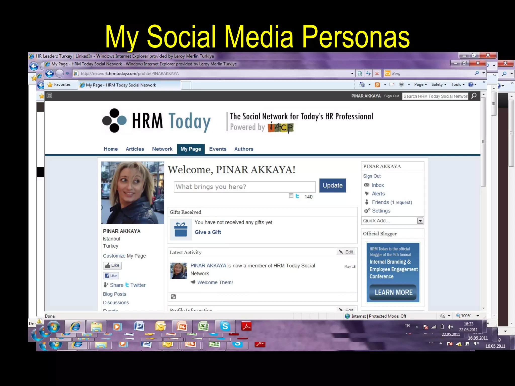 My Social Media Personas 