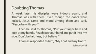 A Tale of Three Witnesses (John 20) | PPTX
