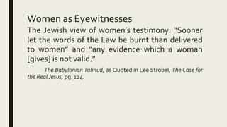 Three Witnesses A Tale of Three Witnesses (John 20) | PPTX