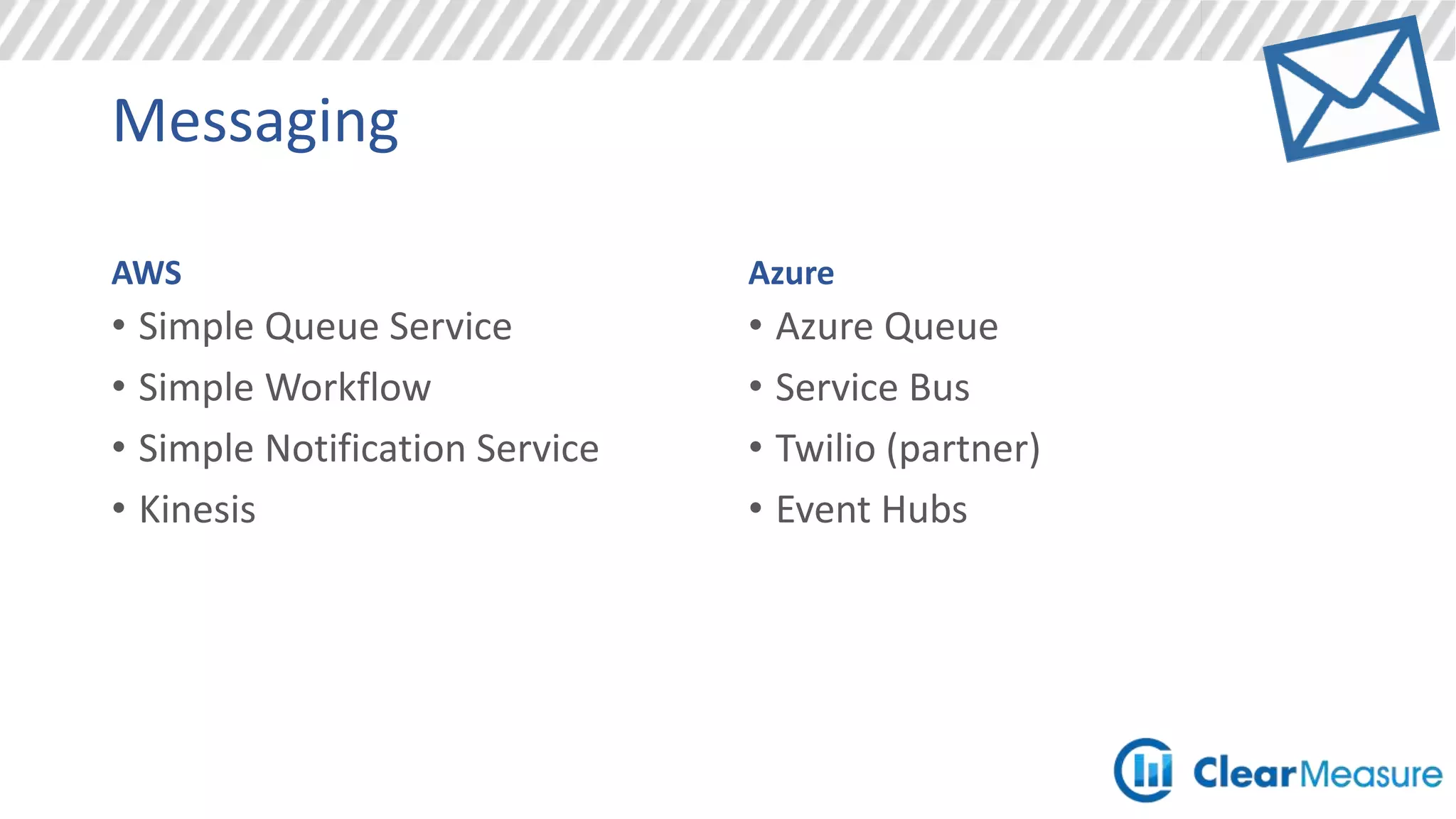 Storage
Unstructured data
• Rapid development
• Distributed out of the box
• High through put
 