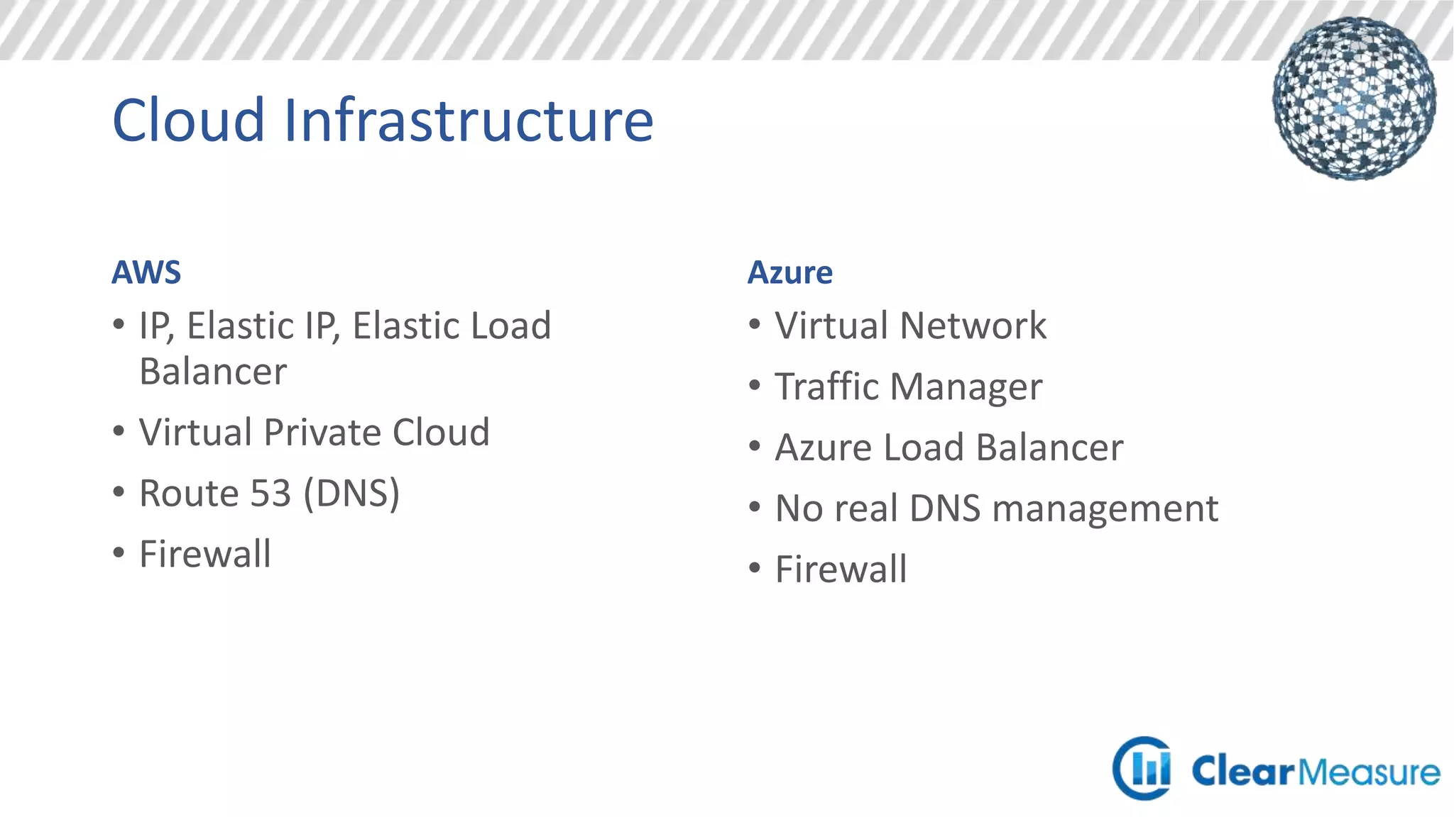 Storage
File Storage
• SSD backed VM’s
• VPN access to local networks
 