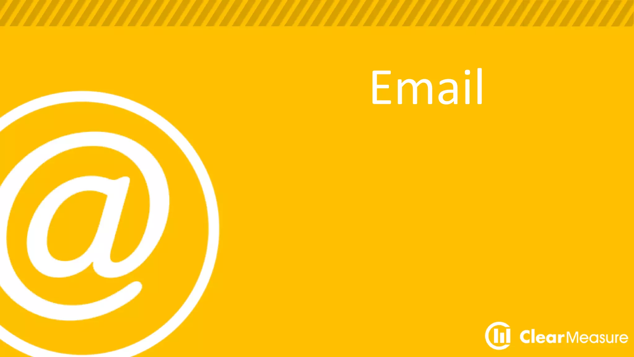 Messaging
Queue
• Distributed computing
• Decouple who does the work
 