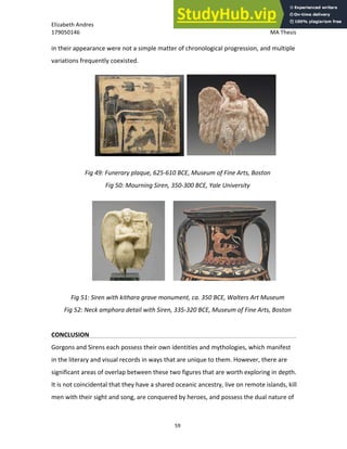 A Tale Of Two Sisters Gorgons And Sirens In Ancient Greek Art And ...