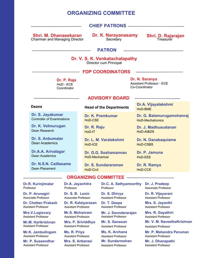 Atal Fdp Brochure Manakula Vinayagar Pdf