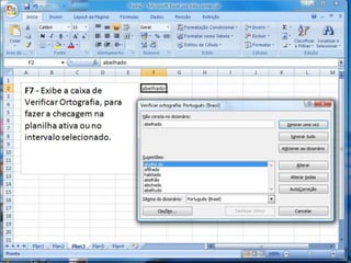Atalhos do excel 2007   parte 1