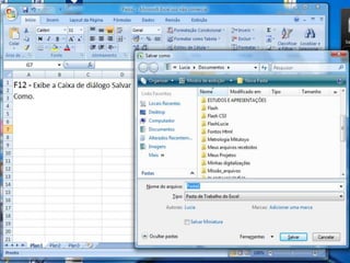 Atalhos do excel 2007   parte 1