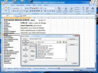 Atalhos Excel 2007   Parte 2