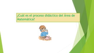 ¿Cuál es el proceso didáctico del Área de
Matemática?
 