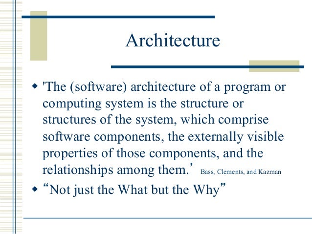 System architecture tradeoff analysis method
