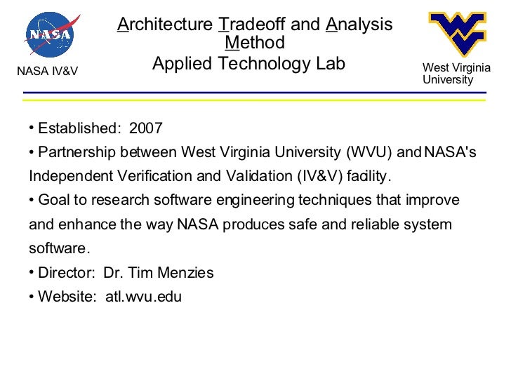 System architecture tradeoff analysis method