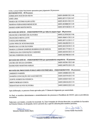 Ata nº 20 da ceext  1ª câmara