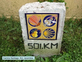 Camino Santiago. Km. recorridos
 