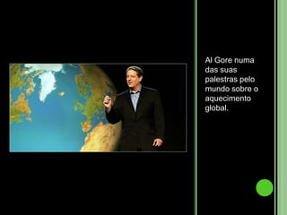 Opinião sobre o Filme”An inconvenient truth” Uma Verdade Inconveniente é um olhar apaixonado e inspirado na cruzada fervorosa ex-vice presidente Al Gore para parar o progresso mortal do aquecimento global, expondo os mitos e equívocos que cercam. Na nossa opinião, Al Gore tem uma mente aberta para temas que envolvam assuntos acerca do melhor para o planeta Terra, pelo qual nós concordamos plenamente com a opinião formada por ele. O filme demonstra como o ambiente estáa sermaltratado pelo ser humano que desde há vários séculos para cá tem vindo a modificar os habitats com a exploração exagerada de recursos e com a poluição que causa. 